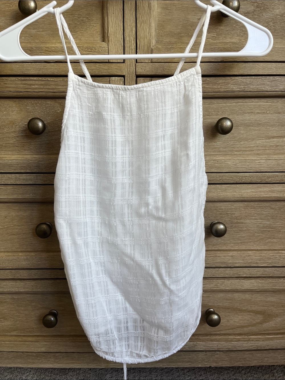 Brandy Melville White Tank Top 🤍 100% Cotton - One Size
